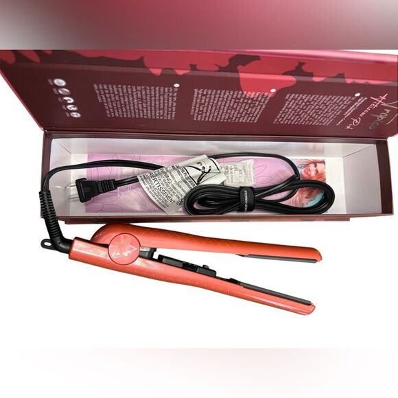Almost Famous Studio Series Tropico Hair Straightener Hibiscus Pink NIB main image 7